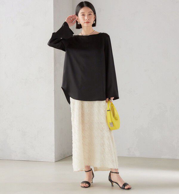 SHIPS for women「〈手洗い可能〉サテン ブラウス◇」|シャツ・ブラウス|