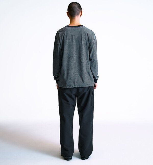 SHIPS「City Ambient Products: SHELTECH(R) マイクロボーダー 長袖Tシャツ」|Tシャツ・カットソー|