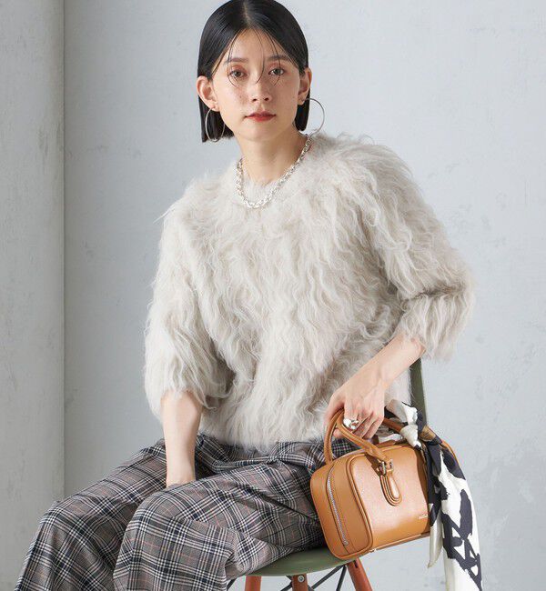 SHIPS for women「〈手洗い可能〉シャギー ファー プルオーバー」|ニット・セーター|