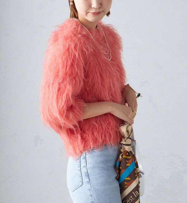 SHIPS for women「〈手洗い可能〉シャギー ファー プルオーバー」|ニット・セーター|