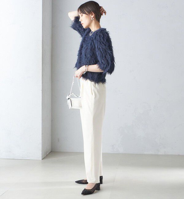 SHIPS for women「〈手洗い可能〉シャギー ファー プルオーバー」|ニット・セーター|