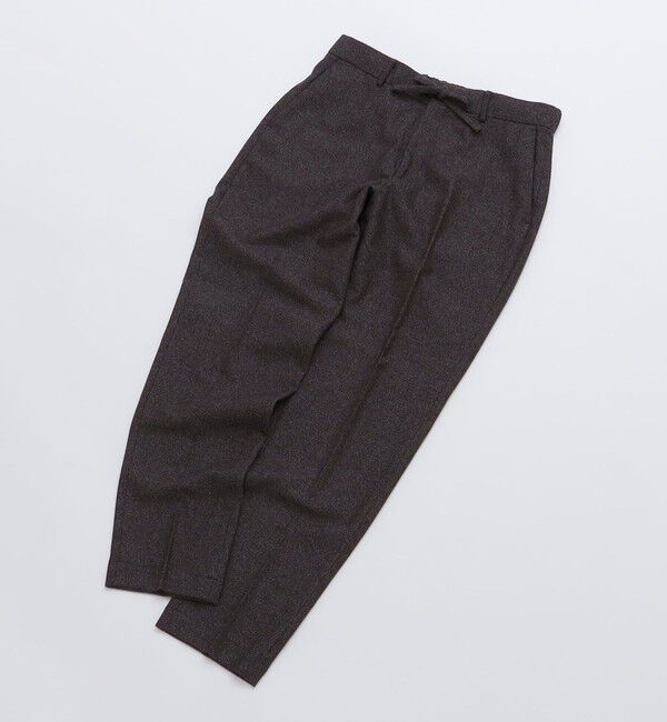 SHIPS「SHIPS: RENEWOOL ホームスパン イージーパンツ」|チノ|