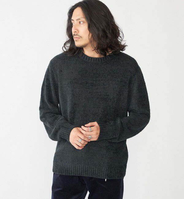 SHIPS「SHIPS:〈手洗い可能〉メランジ モール クルーネック ニット」|ニット・セーター|ケリー