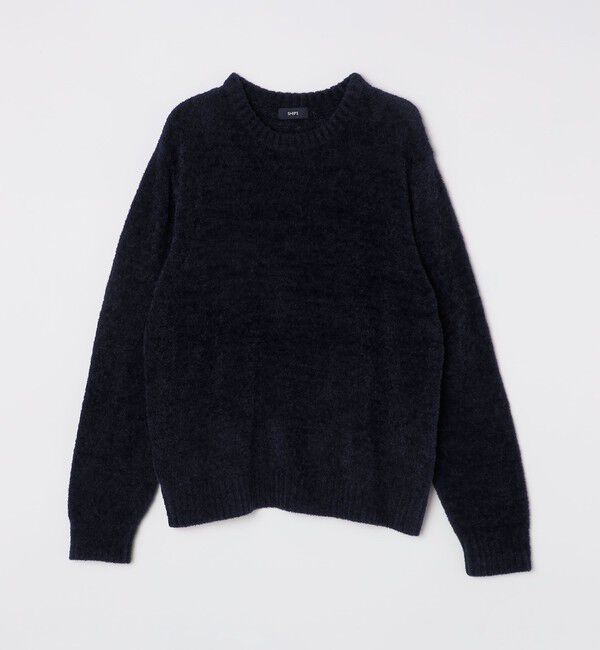 SHIPS「SHIPS:〈手洗い可能〉メランジ モール クルーネック ニット」|ニット・セーター|