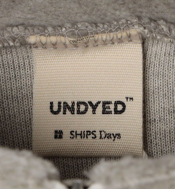 SHIPS Days「【SHIPS DAYS別注】UNDYED: フリース プルオーバー」|ブルゾン・スタジャン|