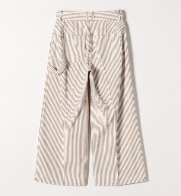 SHIPS any「SHIPS any:〈洗濯機可能〉ヒッコリー ベルト ワイド パンツ」|その他|