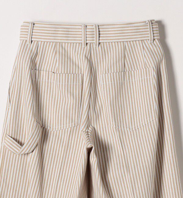 SHIPS any「SHIPS any:〈洗濯機可能〉ヒッコリー ベルト ワイド パンツ」|その他|