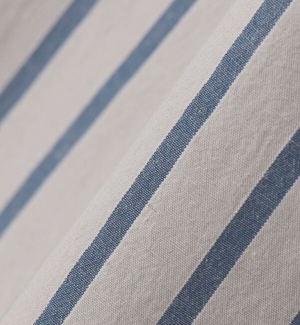 SHIPS any「SHIPS any:〈洗濯機可能〉コットン/リネン ストライプ バンドカラー シャツ◇」|シャツ・ブラウス|