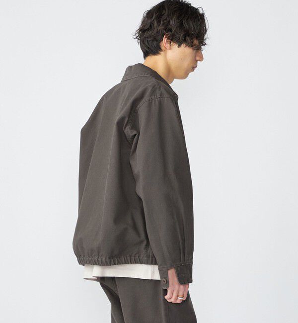 SHIPS「SHIPS: ストーン ウォッシュ コットン ブルゾン (セットアップ対応)」|ブルゾン・スタジャン|
