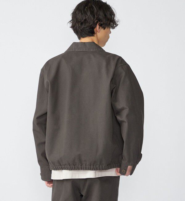 SHIPS「SHIPS: ストーン ウォッシュ コットン ブルゾン (セットアップ対応)」|ブルゾン・スタジャン|