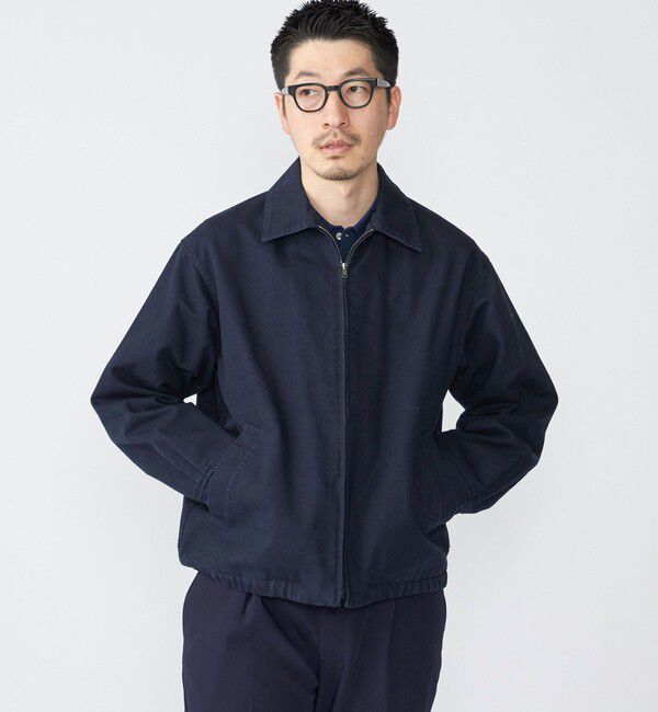 SHIPS「SHIPS: ストーン ウォッシュ コットン ブルゾン (セットアップ対応)」|ブルゾン・スタジャン|