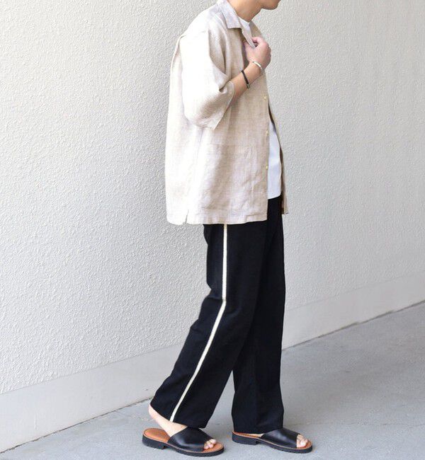 SHIPS any「SHIPS any: ピュアリネン キャンプポケット ハーフスリーブ オープン シャツ◇」|シャツ・ブラウス|