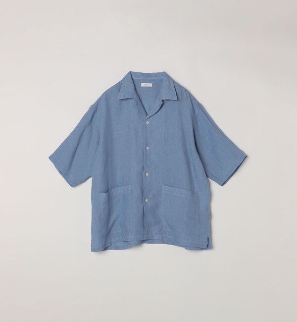 SHIPS any「SHIPS any: ピュアリネン キャンプポケット ハーフスリーブ オープン シャツ◇」|シャツ・ブラウス|