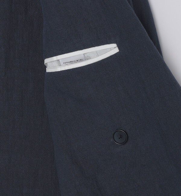 SHIPS「【SHIPS別注】Errico Formicola: リネン キャンバス ダブルジャケット」|テーラードジャケット|