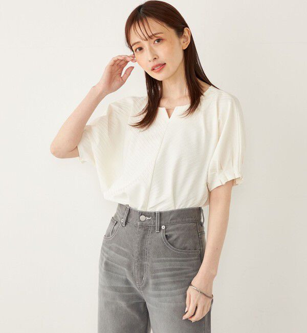 SHIPS Colors 「SHIPS Colors:〈接触冷感・UVカット〉クールタッチ トタンテレコ トップス◇」|Tシャツ・カットソー|