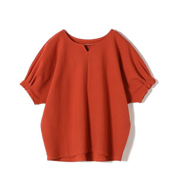 SHIPS Colors 「SHIPS Colors:〈接触冷感・UVカット〉クールタッチ トタンテレコ トップス◇」|Tシャツ・カットソー|レッド