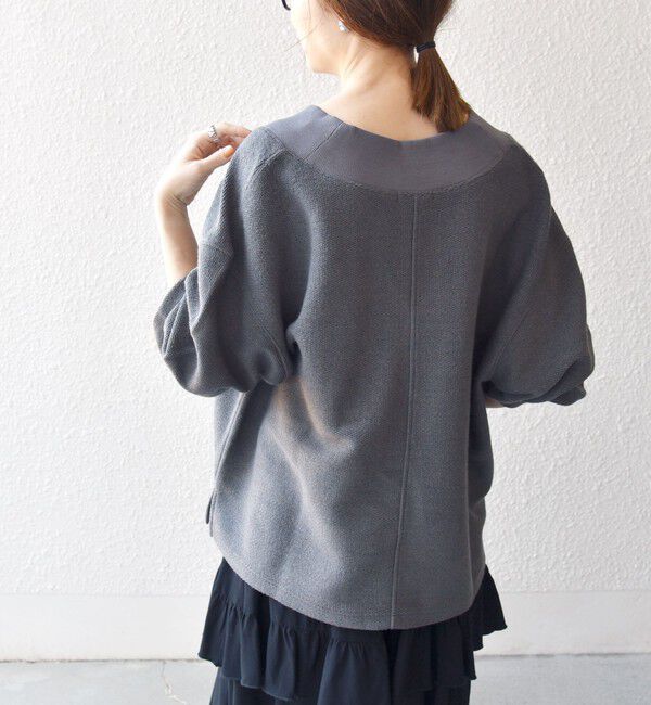 SHIPS any「SHIPS any:〈手洗い可能〉サカリバ 深Vネック ルーズ プルオーバー」|Tシャツ・カットソー|