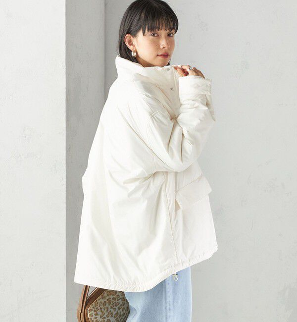 SHIPS for women「〈手洗い可能〉IMBOTEX 中綿 ミディ ジャケット」|その他|