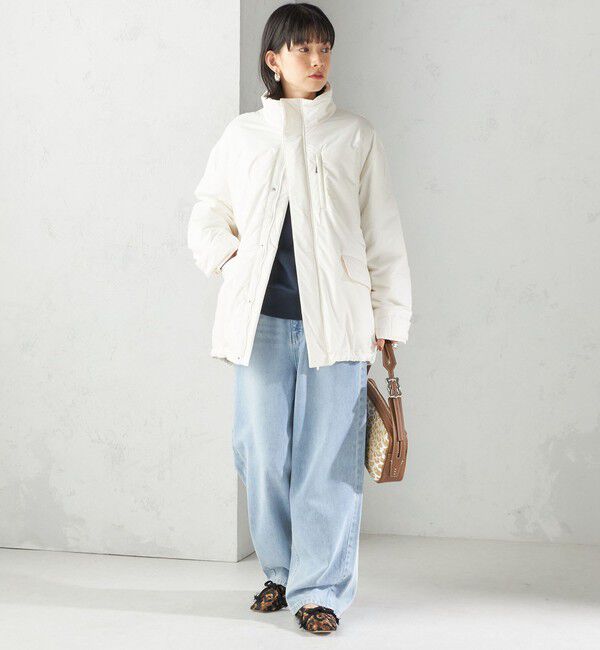 SHIPS for women「〈手洗い可能〉IMBOTEX 中綿 ミディ ジャケット」|その他|