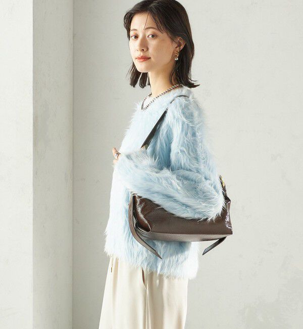 SHIPS for women「〈手洗い可能〉シャギー ファー クルーネック プルオーバー」|ニット・セーター|