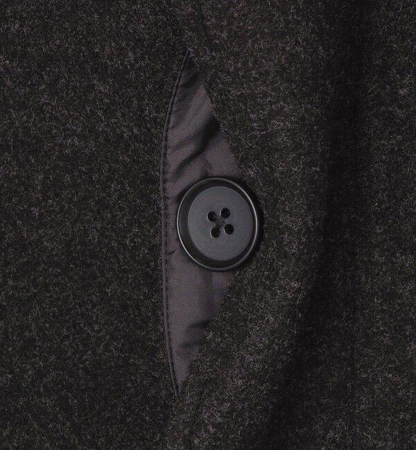 SHIPS「City Ambient Products: オーバーサイズ メルトン コート」|ステンカラーコート|