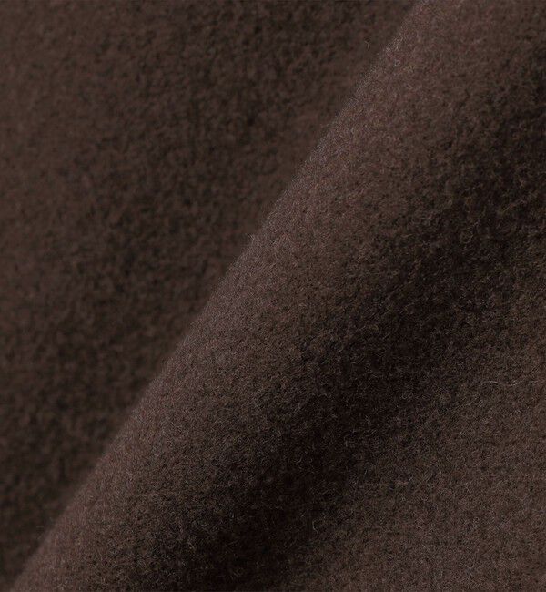 SHIPS「City Ambient Products: オーバーサイズ メルトン コート」|ステンカラーコート|