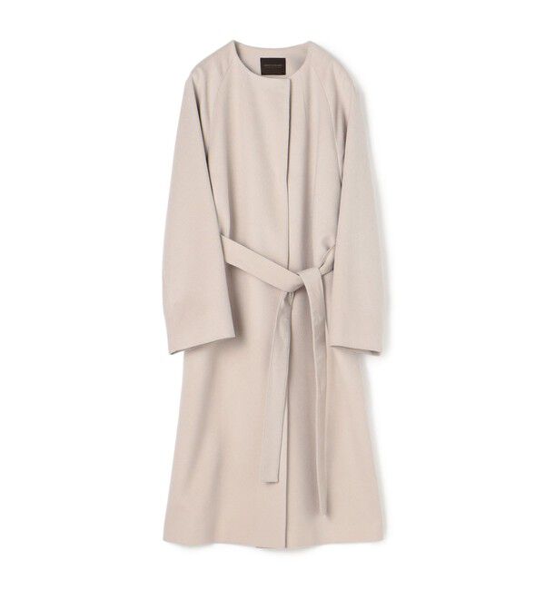 TOMORROWLAND collection「ピュアカシミヤ ノーカラーコート」|ノーカラーコート|41 ライトベージュ
