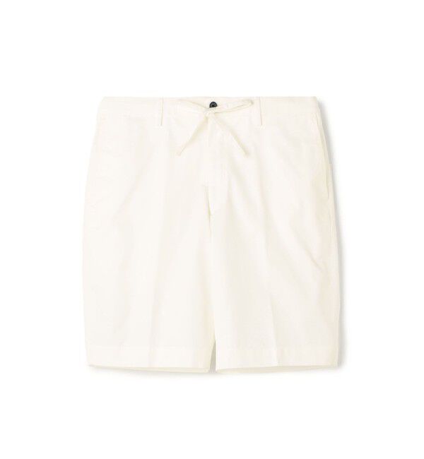 TOMORROWLAND MENS「スーピマコットンチノ イージーショーツ」|チノ|11 ホワイト