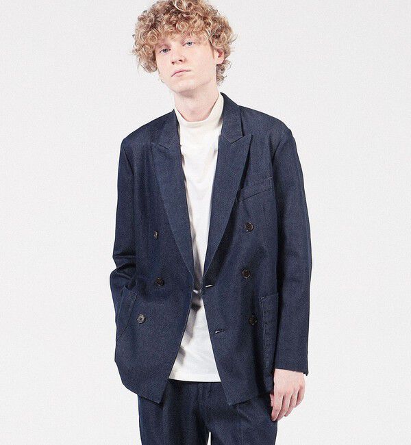 CABaN「CABaN シーアイランドデニム ダブルブレストジャケット」|テーラードジャケット|