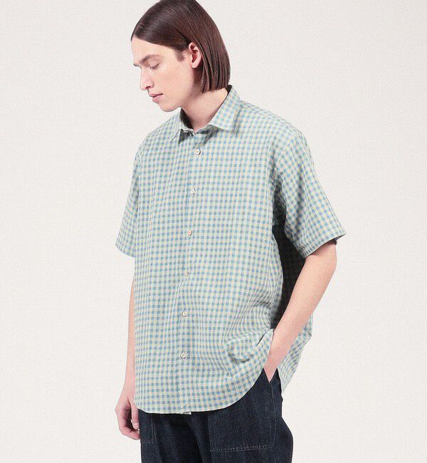 TOMORROWLAND BUYING WEAR「ERRICO FORMICOLA コットン ショートスリーブシャツ」|シャツ・ブラウス|