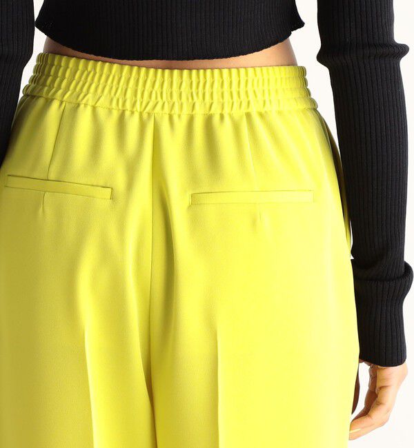 Edition「バックサテンジョーゼット スラックス」|スラックス|