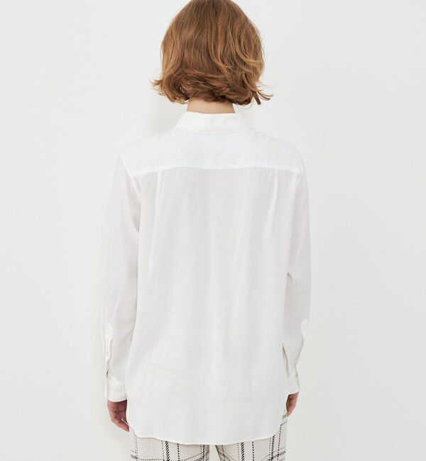 GALERIE VIE「レーヨンコンパクトブロード ボタンダウンシャツ」|シャツ・ブラウス|