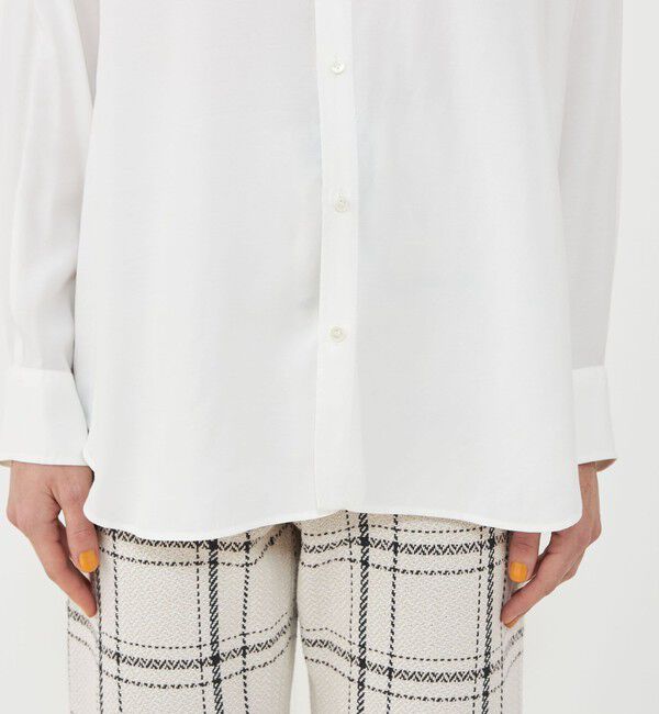GALERIE VIE「レーヨンコンパクトブロード ボタンダウンシャツ」|シャツ・ブラウス|