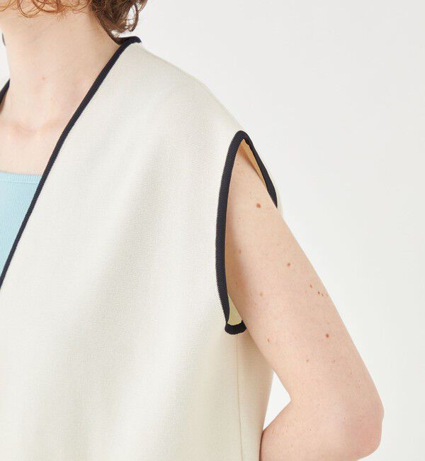 Ballsey「ミラノリブ ジレ」|ベスト・ジレ|