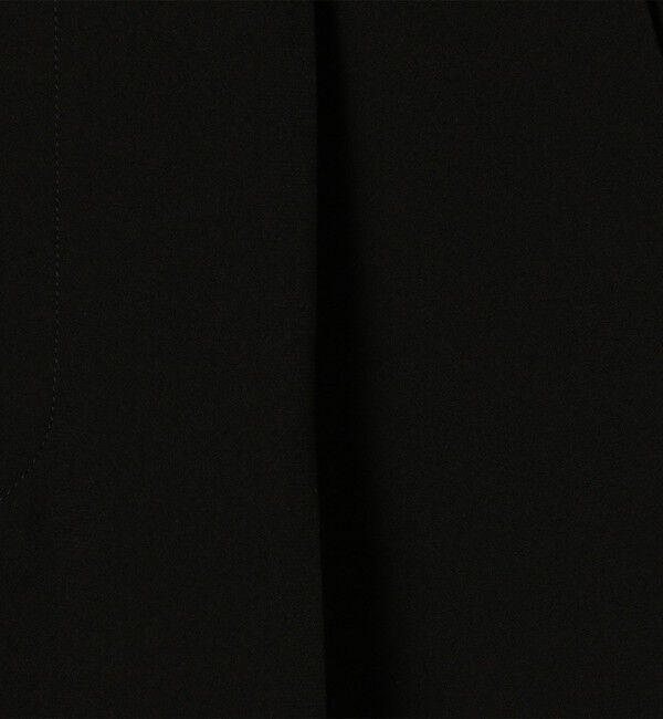 MACPHEE「バックサテンジョーゼット タックテーパードパンツ」|スラックス|