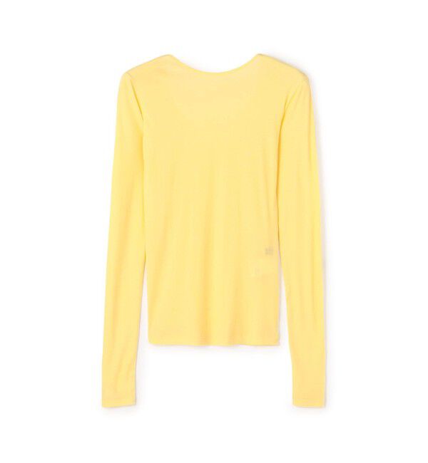 Edition「キョウネンフライス バックオープントップス」|Tシャツ・カットソー|23 イエロー