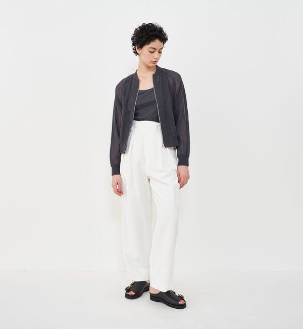 GALERIE VIE「ボイルワッシャー ラグランスリーブブルゾン」|ブルゾン・スタジャン|