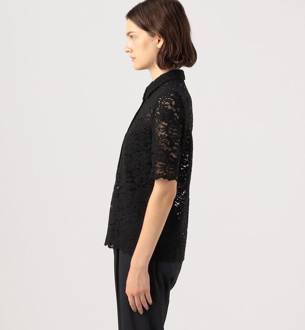 TOMORROWLAND collection「ボタニカルレース ハーフスリーブブラウス」|シャツ・ブラウス|