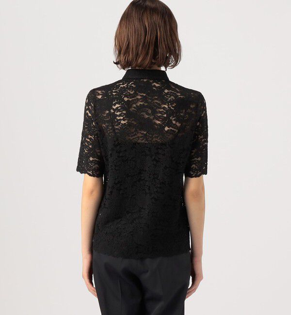TOMORROWLAND collection「ボタニカルレース ハーフスリーブブラウス」|シャツ・ブラウス|