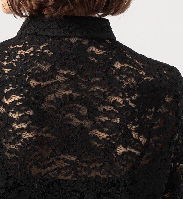 TOMORROWLAND collection「ボタニカルレース ハーフスリーブブラウス」|シャツ・ブラウス|