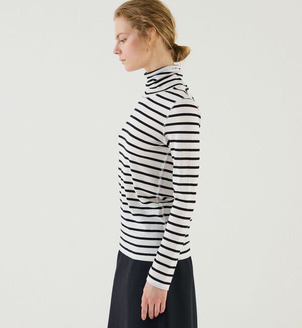 GALERIE VIE「パウダーコットン タートルネックプルオーバー」|Tシャツ・カットソー|