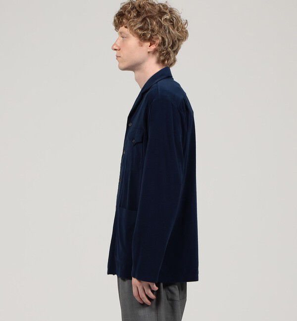 TOMORROWLAND MENS「スビンコットンパイル オープンカラーシャツブルゾン」|シャツ・ブラウス|