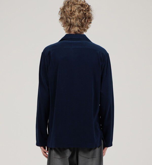 TOMORROWLAND MENS「スビンコットンパイル オープンカラーシャツブルゾン」|シャツ・ブラウス|