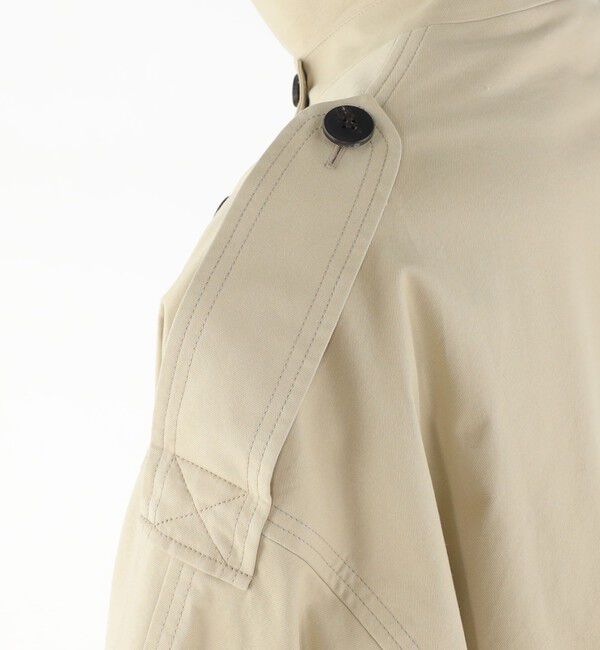 GALERIE VIE「ノンマーセライズドコットンギャバジン トレンチコート」|トレンチコート|