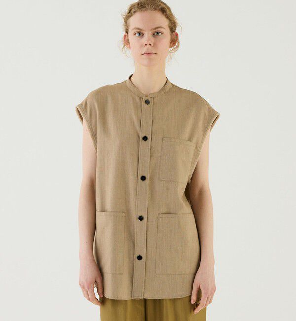 GALERIE VIE「ソフトスムース スリーブレスベスト」|ベスト・ジレ|