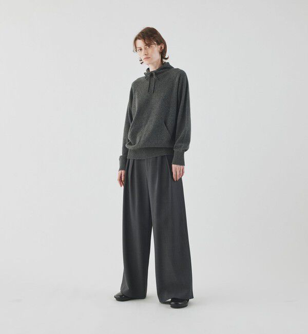 GALERIE VIE「カシミヤスウェット パーカー」|パーカー|