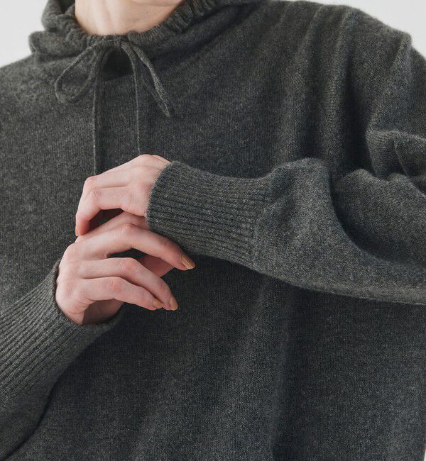 GALERIE VIE「カシミヤスウェット パーカー」|パーカー|