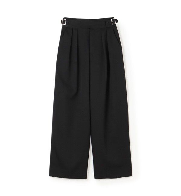 CABaN「ウールライトギャバジン グルカパンツ」|チノ|19 ブラック