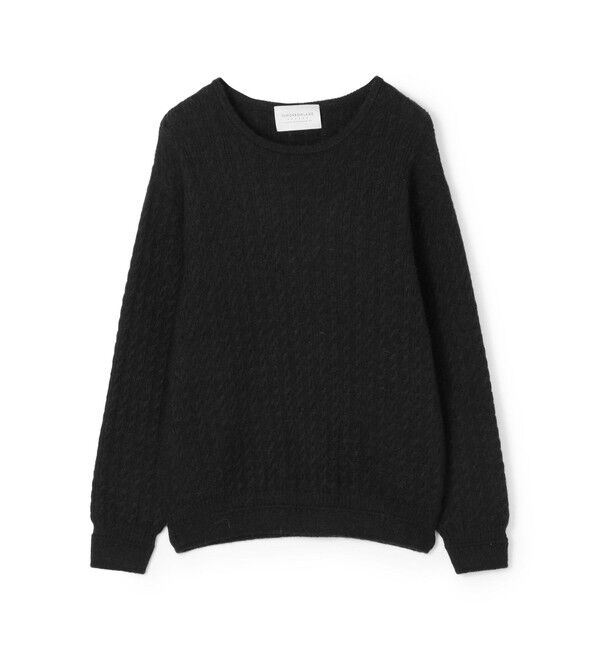 TOMORROWLAND MENS「TOMORROWLAND tricot アルパカポリエステル クルーネックプルオーバー」|ニット・セーター|19 ブラック