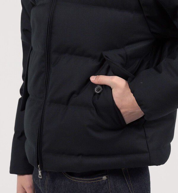 TOMORROWLAND MENS「ウールシルクツイル  ダウンブルゾン」|ダウン|